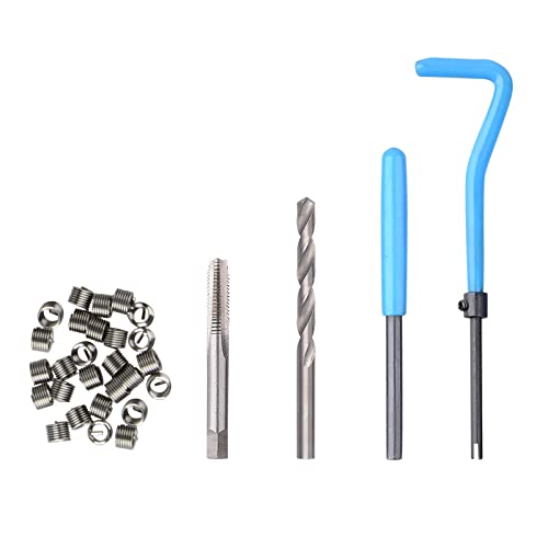 151pcs Thread Repair Kit Helicoil Insert Sleeves Metric M5 M6 M8 M10 M12 Stainless Steel Tap Drill