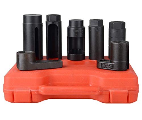 Sensor Plug Remover 7Pcs Oxygen Sensor Remover Set,3/8