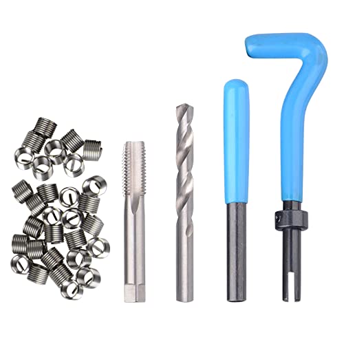 151pcs Thread Repair Kit Helicoil Insert Sleeves Metric M5 M6 M8 M10 M12 Stainless Steel Tap Drill