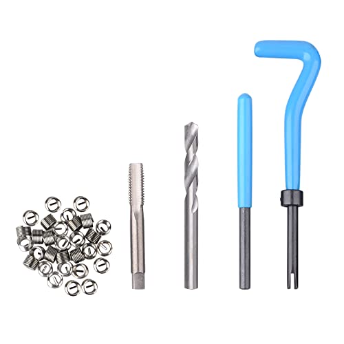 151pcs Thread Repair Kit Helicoil Insert Sleeves Metric M5 M6 M8 M10 M12 Stainless Steel Tap Drill