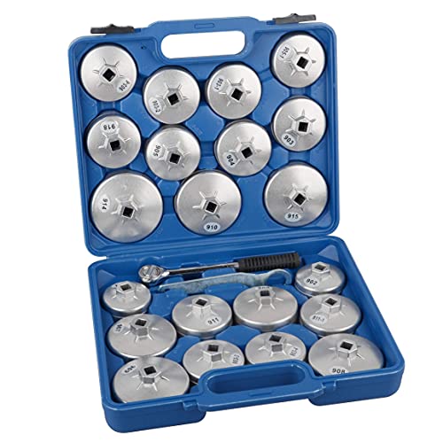 30-Piece Oil Filter Cap Wrench Socket Set – Cup Type For BMW, Audi, Mercedes, BENZ